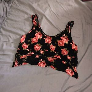 Flower crop top